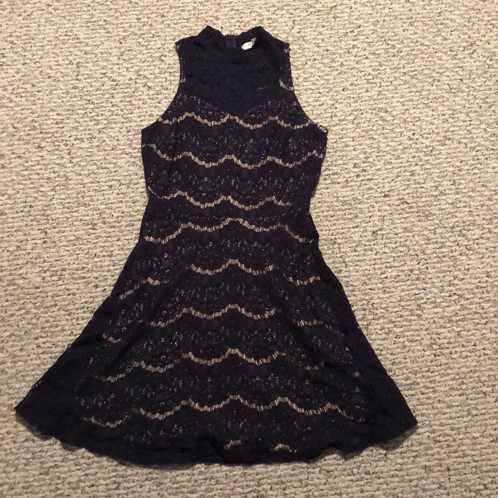 Lace skater dress